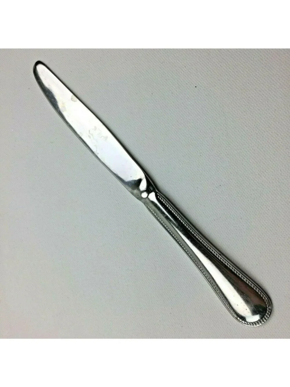 6 Dinner Knives Thell Cellar Silver Serrated Stainless